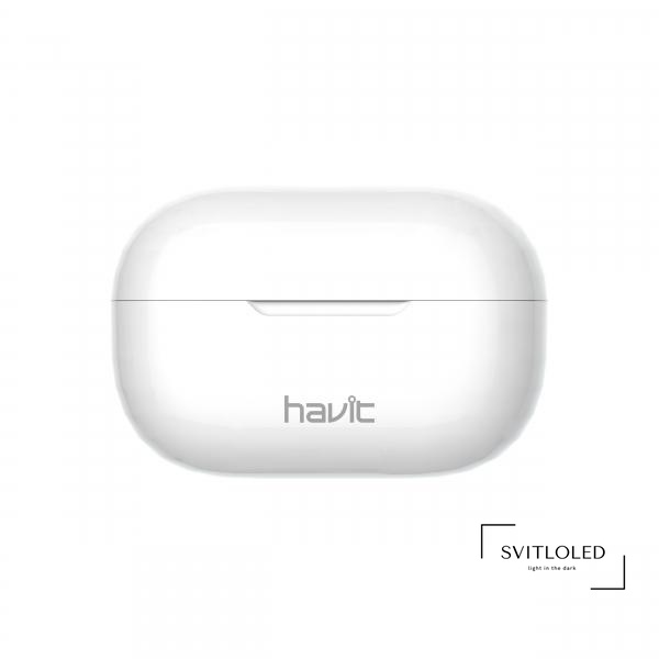 Безпровідні навушники Havit TW925 TWS Білий (26344), Бездротові, Bluetooth V5.0, Вакуумні, Білий, 20Hz~20KHz, 10, 22dB, 12, 32, 3, 2