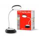 Настiльна лампа Titanum TLTF-022В з акумулятором 7 Вт 3000-6500 K Чорна (26844)