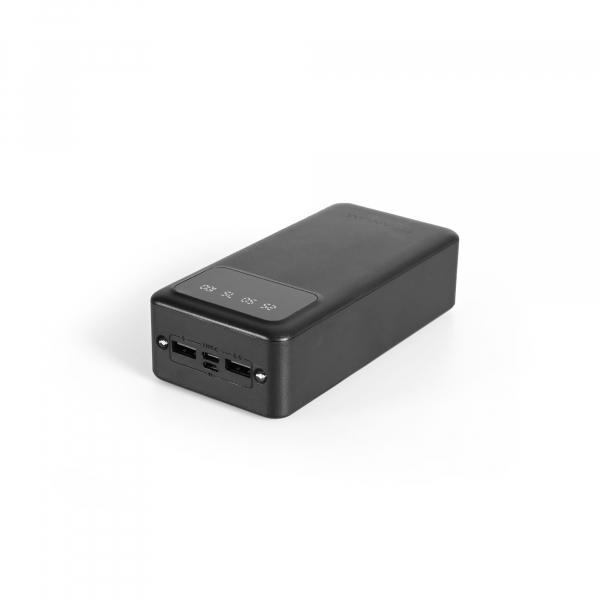 Повербанк Titanum OL03 30000 mAh Черный (27483), 30000, 2, Micro USB, Type-C, 2USB, 140mm х 69mm х 38mm, 600 г, Черный