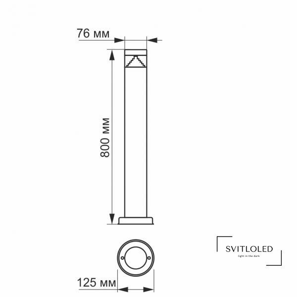 Світильник архітектурний Videx AR05 IP54 3 Вт 2700 K (26562)
