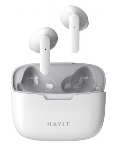 Безпровідні навушники Havit TW965 TWS 30mAh х 2 Білий (27171), Бездротові, Bluetooth, Вакуумні, Білий, 20Hz~20KHz, 8, 22dB, 13, 32, 4, 2