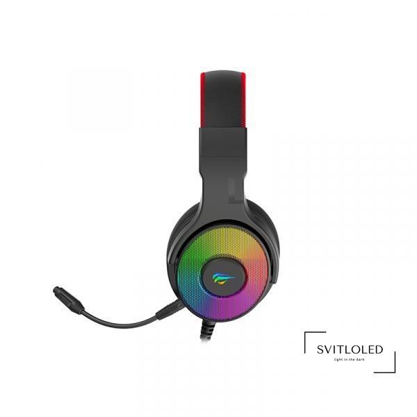 Навушники з мікрофоном RGB Havit HV-H2028U Plug USB 7,1 (26042)