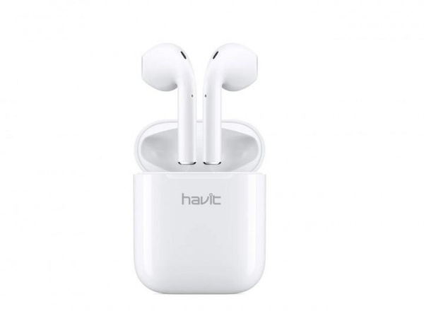 Безпровідні навушники Havit TW932 TWS 30mAh х 2 Білий (25997), Бездротові, Bluetooth V5.0, Вакуумні, Білий, 20Hz~20KHz, 8, 22dB, 10, 32, 3, 2