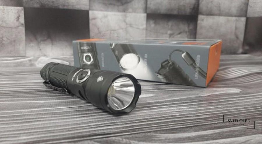 Ліхтарик ручний IP68 Videx VLF-A406 4000 Lm 6500 K 4000 mAh (26566)