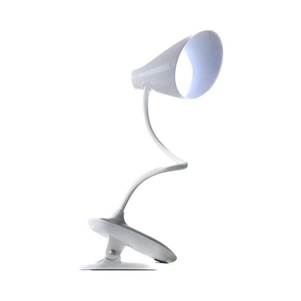 Настільна лампа акумуляторна з прищіпкою 4 Вт 3000-6000 К Білий (EH-051)