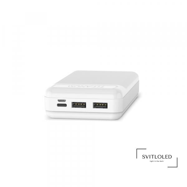 Повербанк Titanum 913 20000 mAh Білий (27357)