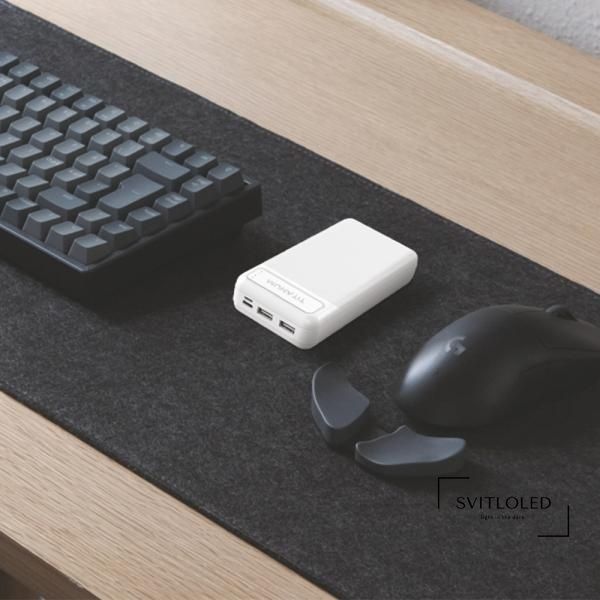 Повербанк Titanum 913 20000 mAh Білий (27357)