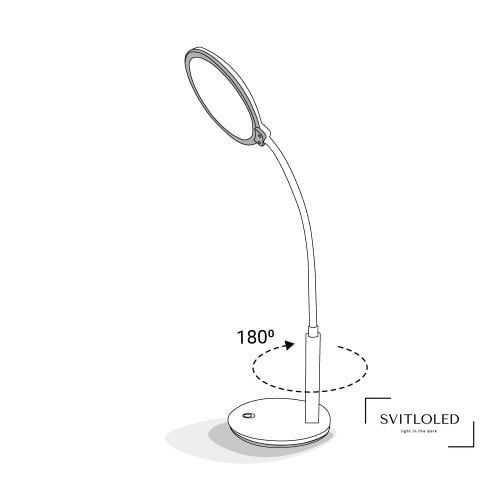Настільна лампа Feron DE1730 16 Вт 5000К Білий