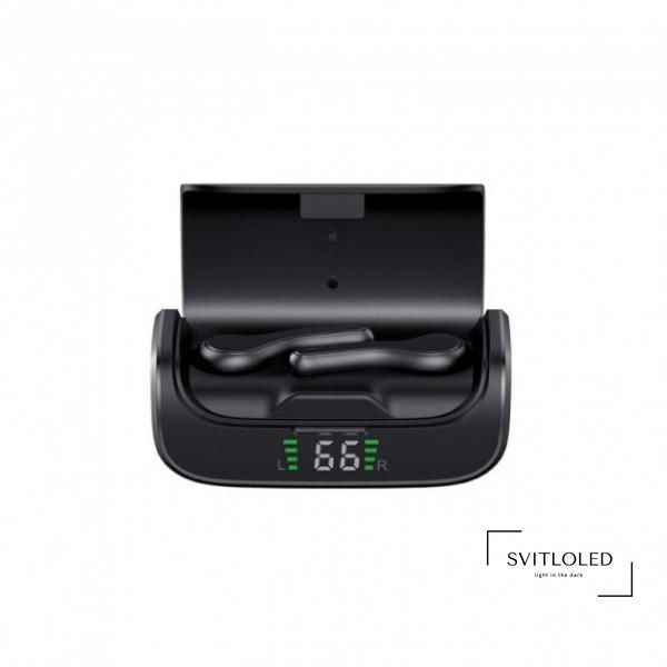 Безпровідні навушники Havit TW937 TWS 40mAh х 2 Чорний (26090), Бездротові, Bluetooth, Вакуумні, 40mAh, 300mAh, кейс акумулятор,  з вологозахистом,  з мікрофоном, Чорний, 20Hz~20KHz, 10, 4, 2