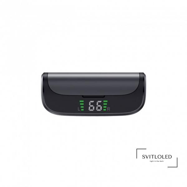 Безпровідні навушники Havit TW937 TWS 40mAh х 2 Чорний (26090), Бездротові, Bluetooth, Вакуумні, 40mAh, 300mAh, кейс акумулятор,  з вологозахистом,  з мікрофоном, Чорний, 20Hz~20KHz, 10, 4, 2