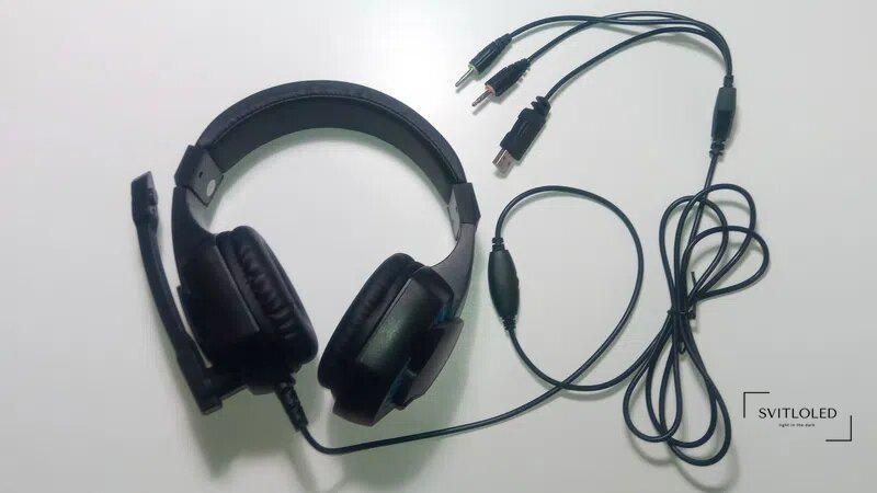 Навушники з мікрофоном Havit HV-H2032d USB + 3,5 мм (25949)