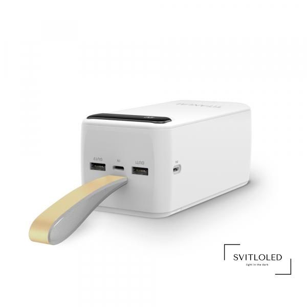 Повербанк Titanum 741 50000 mAh Білий (27361)