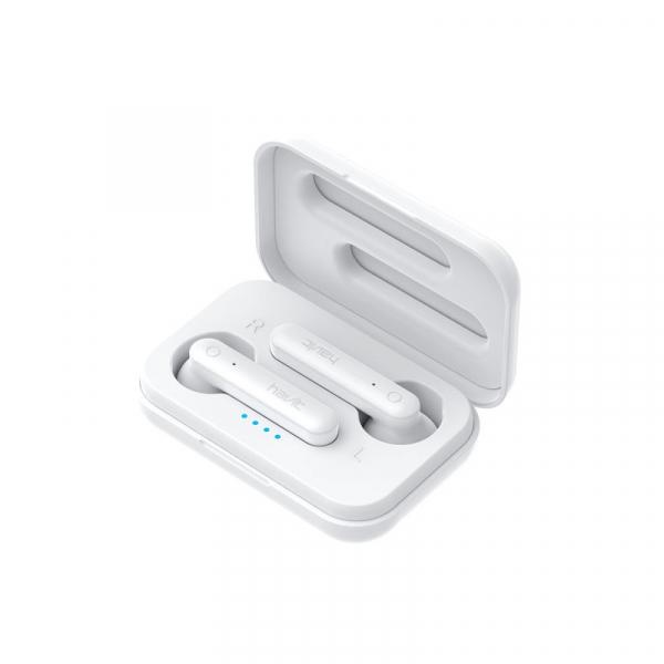 Безпровідні навушники Havit TW935 TWS Білий (26146), Бездротові, Bluetooth, Вакуумні, кейс акумулятор,  з мікрофоном, Білий, 20Hz~20KHz, 10, 32, 3, 2