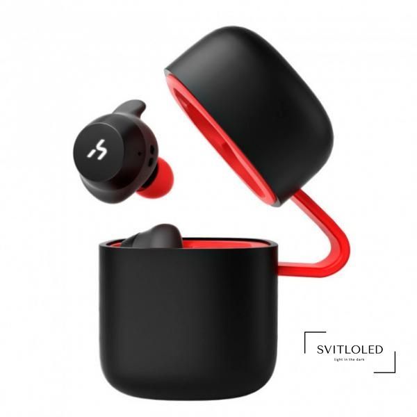 Безпровідні навушники Havit VHD-G1 TWS (IPX5, 24 години) Чорний (24716), Бездротові, Bluetooth, Вакуумні, 40mAh, 300mAh, кейс акумулятор,  з вологозахистом,  з мікрофоном, Чорний, 20Hz~20KHz, 10, 4, 2, IPX5