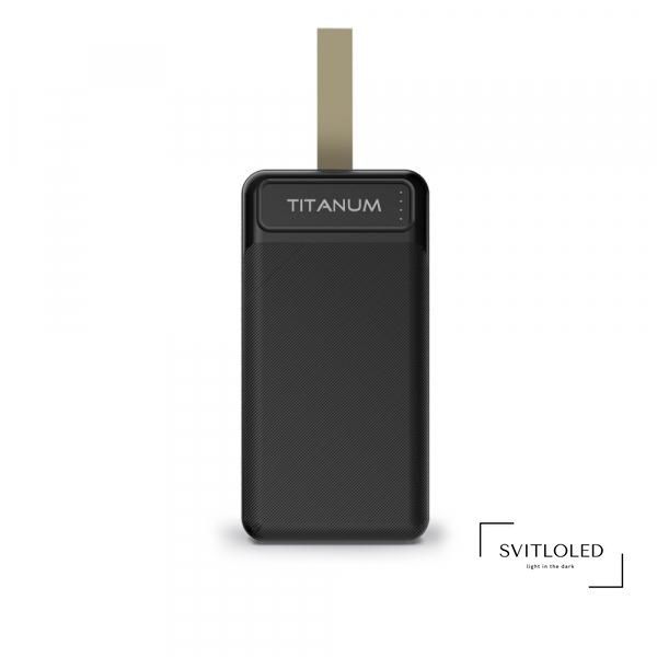 Повербанк Titanum 914 30000 mAh Чорний (27358)
