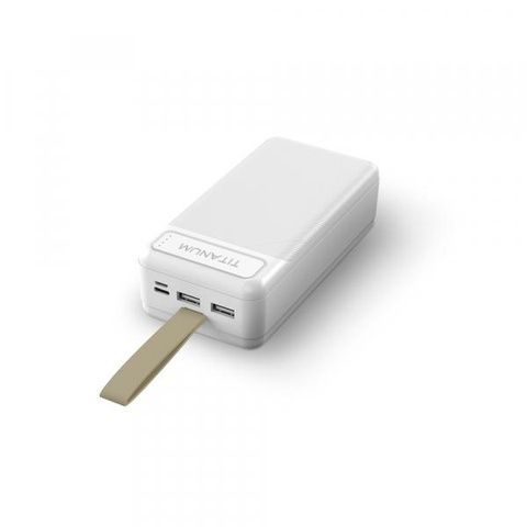 Повербанк Titanum 914 30000 mAh Білий (27359)