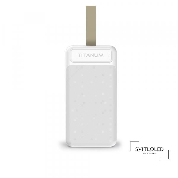 Повербанк Titanum 914 30000 mAh Білий (27359)