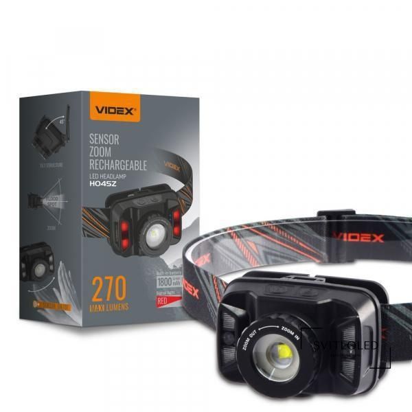 Ліхтар налобний Videx VLF-H045Z 270 Lm 5000 K IP65 (26570)