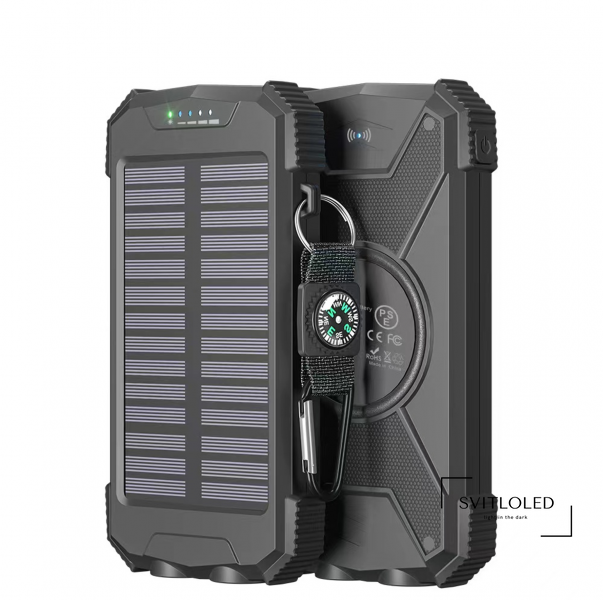 Повербанк захищений Havit PN-W05 із сонячною панеллю 10000 mAh (27423)