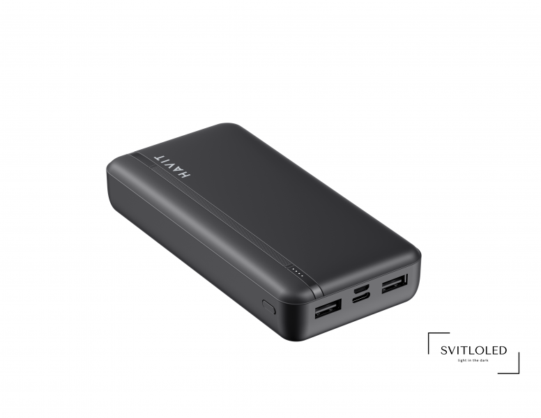 Повербанк Havit HV-PB91 20000 mAh Чорний (27546)