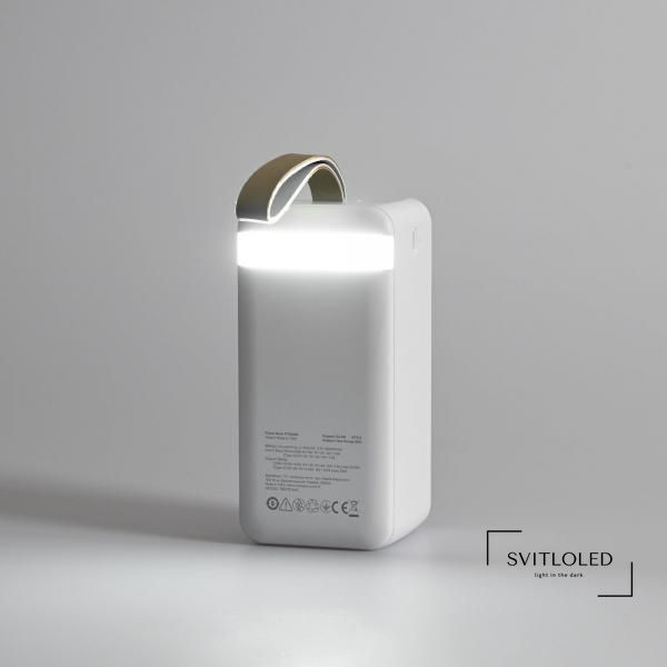 Повербанк Titanum 741S 50000 mAh 22.5W Білий (27532), 50000, 2, Micro USB, Type-C, 2USB, 144mm x 71mm x 65mm, 984г., Білий