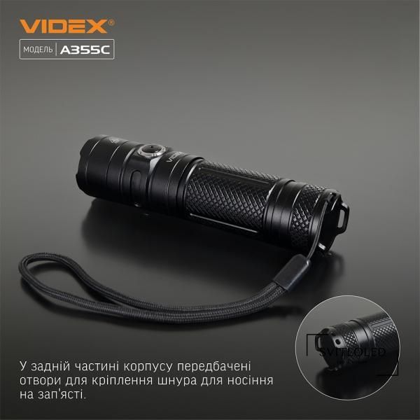 Ліхтарик ручний Videx VLF-A355C IP68 4000 Lm 5000 K (27214)